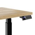 TELDRA Office, 2-Motoren-Schreibtisch | 1600 - 1800 mm, elektrisch höhenverstellbar, Wildeiche