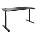 TELDRA Pro Curve, 2-Motoren-Schreibtisch | 1200-2000 mm, elektrisch höhenverstellbar, Schwarz