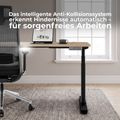 TELDRA Pro Curve, 2-Motoren-Schreibtisch | 1200-2000 mm, elektrisch höhenverstellbar, Schwarz