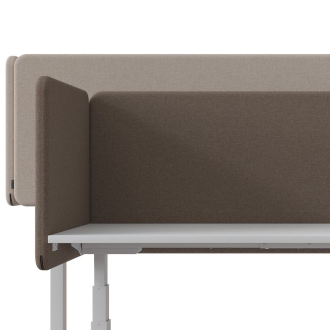 FONO Akustik-Tischtrennwand für MOTION Bench | 600 mm hoch, viele Farben