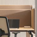 FONO Akustik-Tischtrennwand für MOTION Bench | 600 mm hoch, viele Farben
