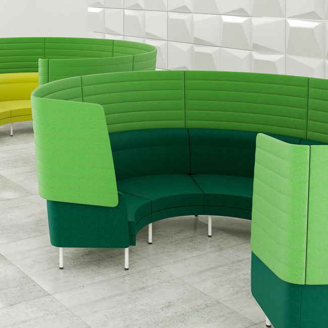 ARCIPELAGO Sofa | Gerade Form, hohe Rückenlehne, viele Farben