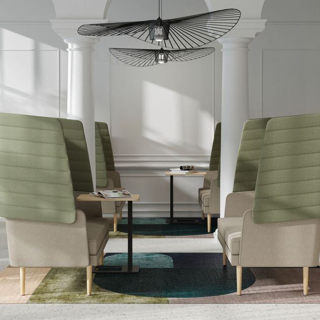 ARCIPELAGO Sofa | Gerade Form, hohe Rückenlehne, viele Farben