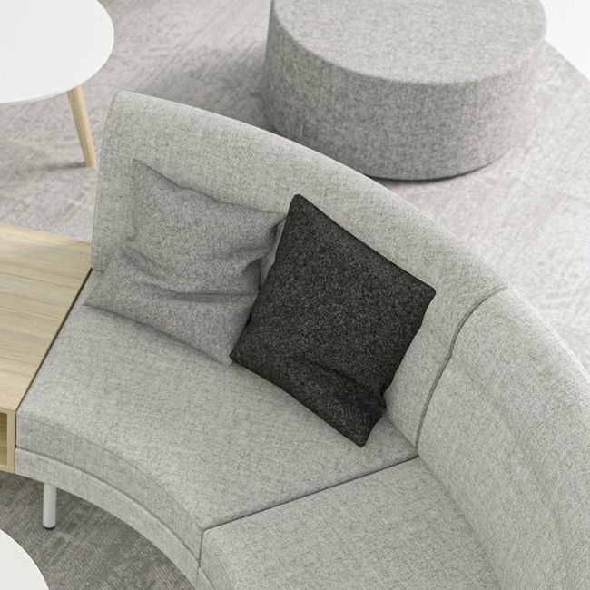 ARCIPELAGO Sofa | Gebogene Form, 4-Sitzer, niedrige Rückenlehne