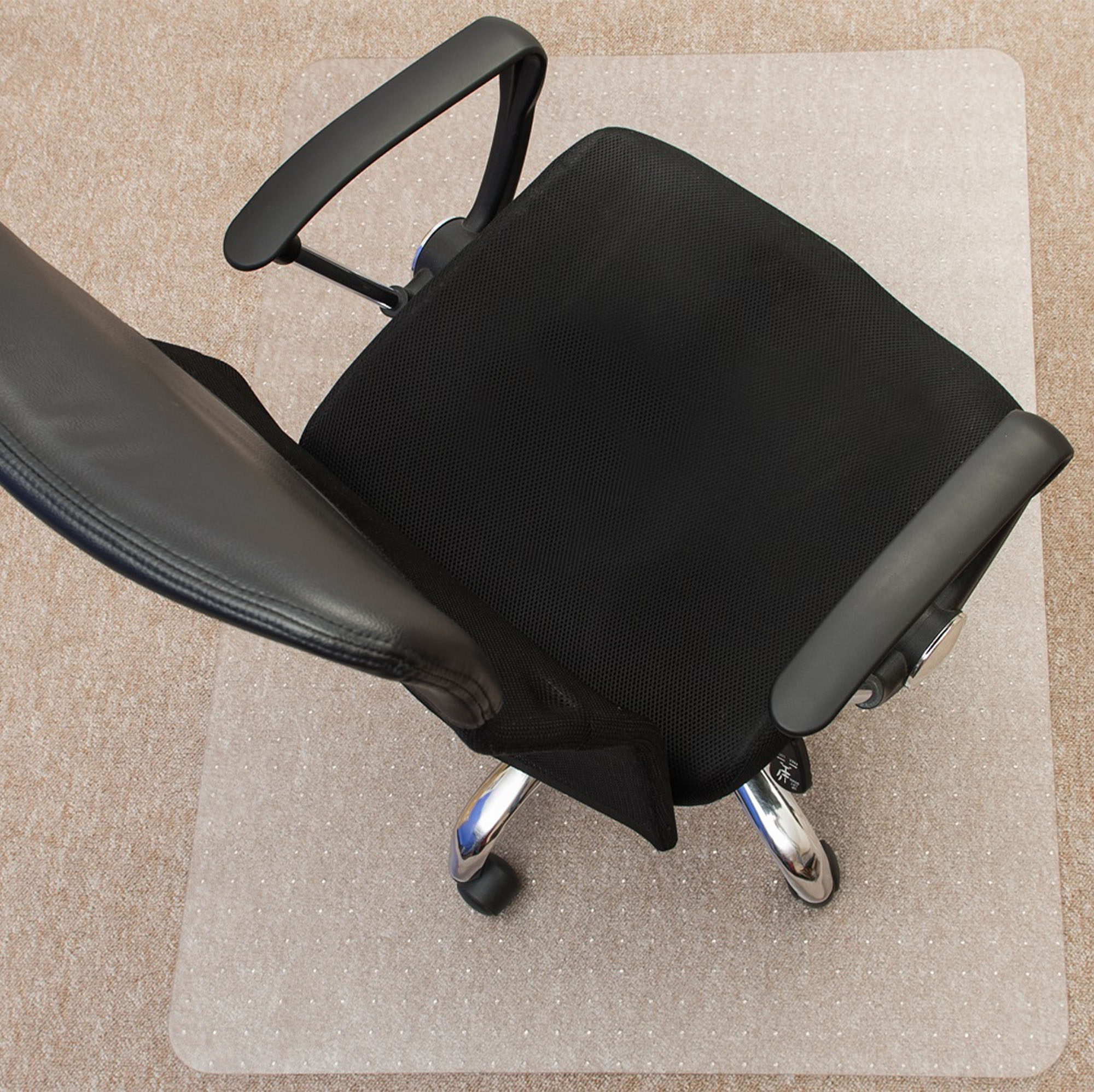 Bodenschutzmatte für Teppichböden | 900 x 1200 & 1160 x 1500 mm, Polycarbonat - 6 Main Image