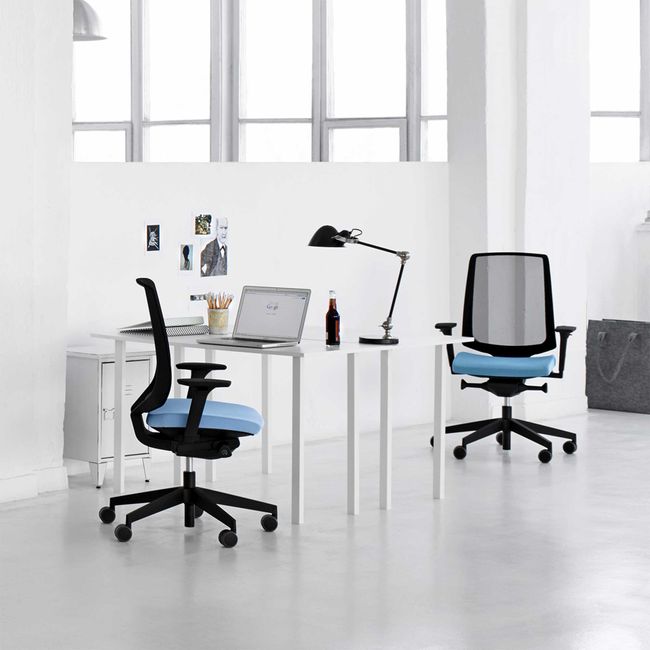 profim - LightUp 250 Bürodrehstuhl | Netzrücken STRING 60999, mit Lordosenstütze