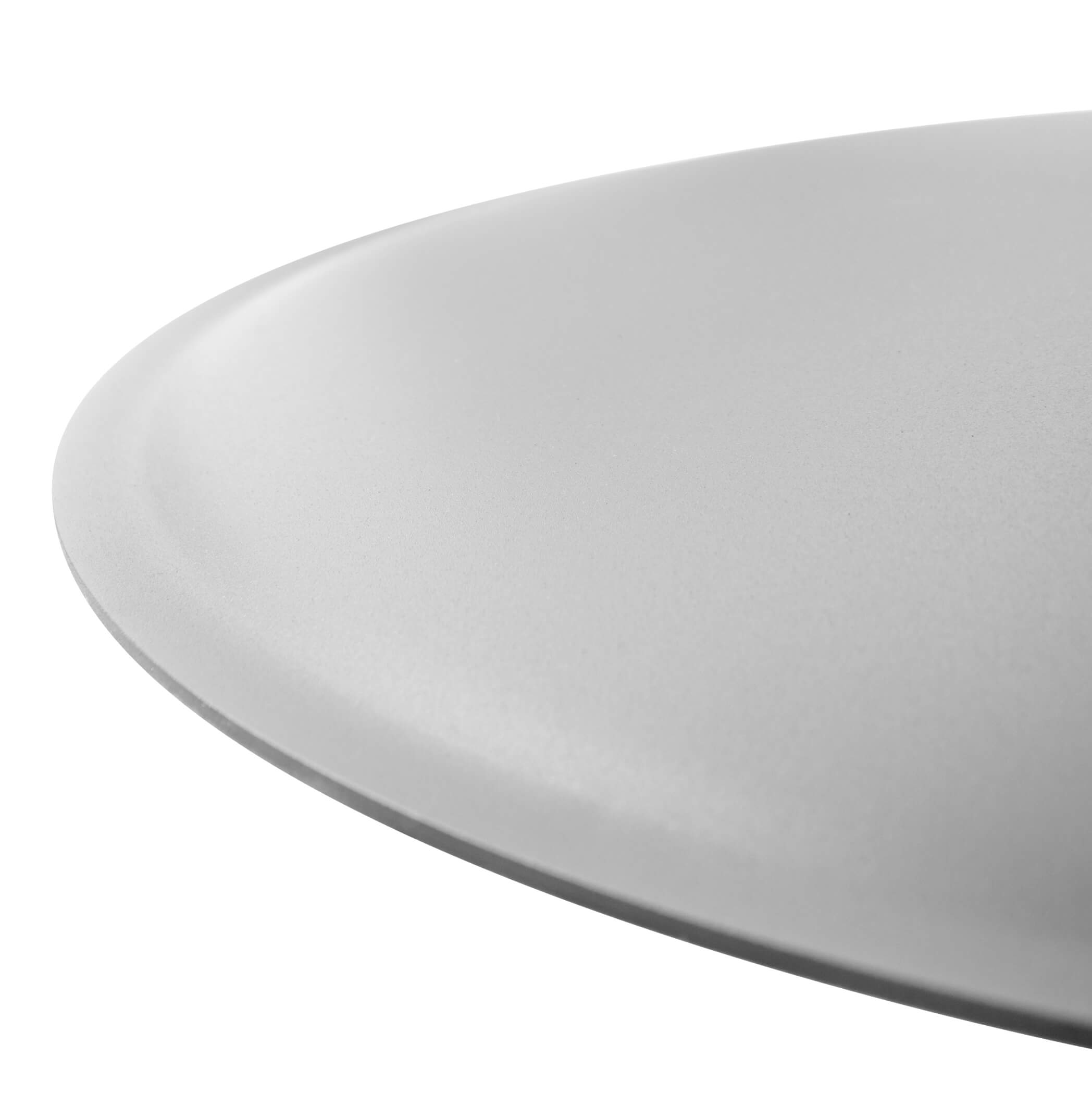 OPTIMA Tabella delle riunioni | Fiame arrotondato, argento, Ø 1000 mm, grigio perla - 3 Main Image