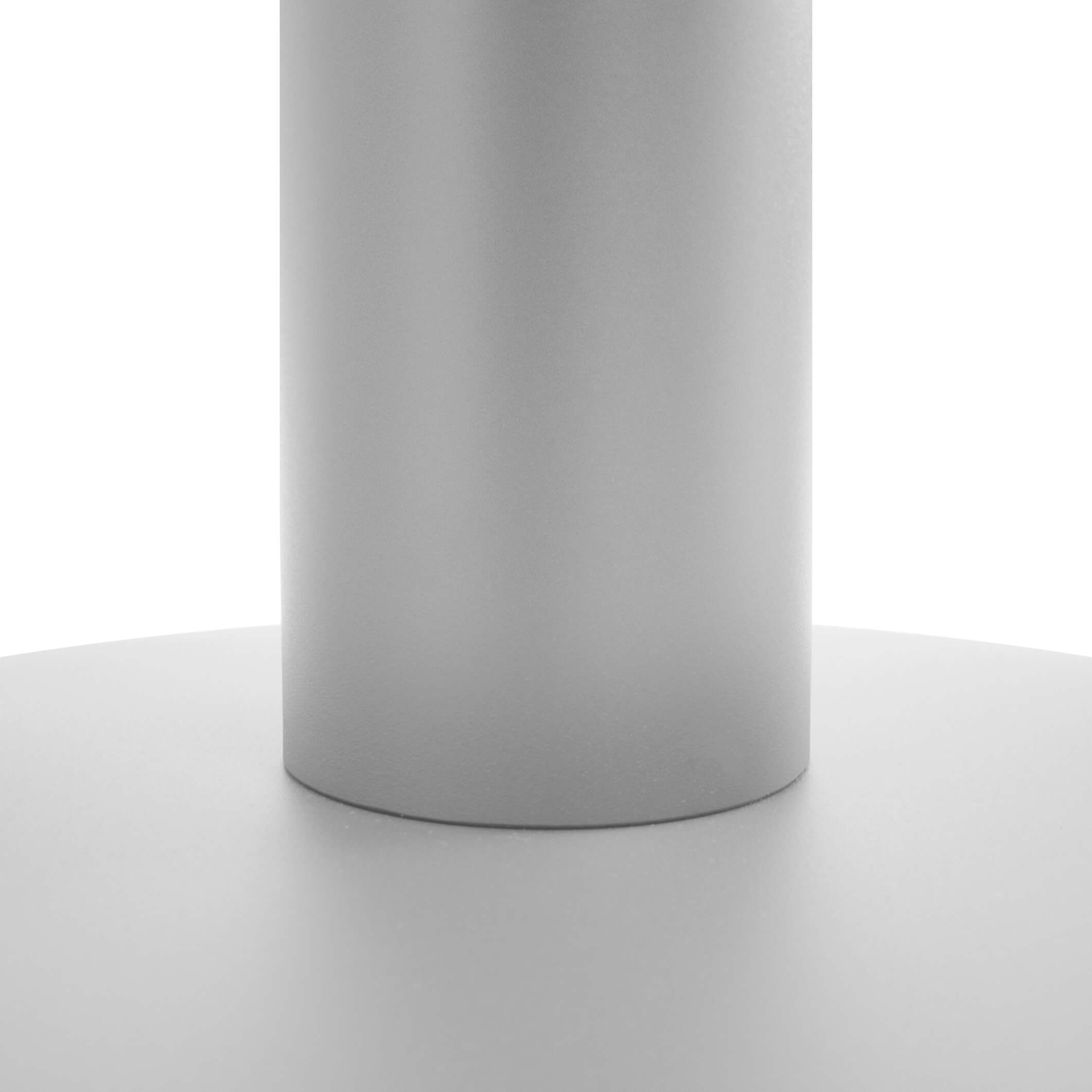 OPTIMA Besprechungstisch | Rund, Gestell Silber, Ø 1200 mm, Perlgrau - 5 Main Image