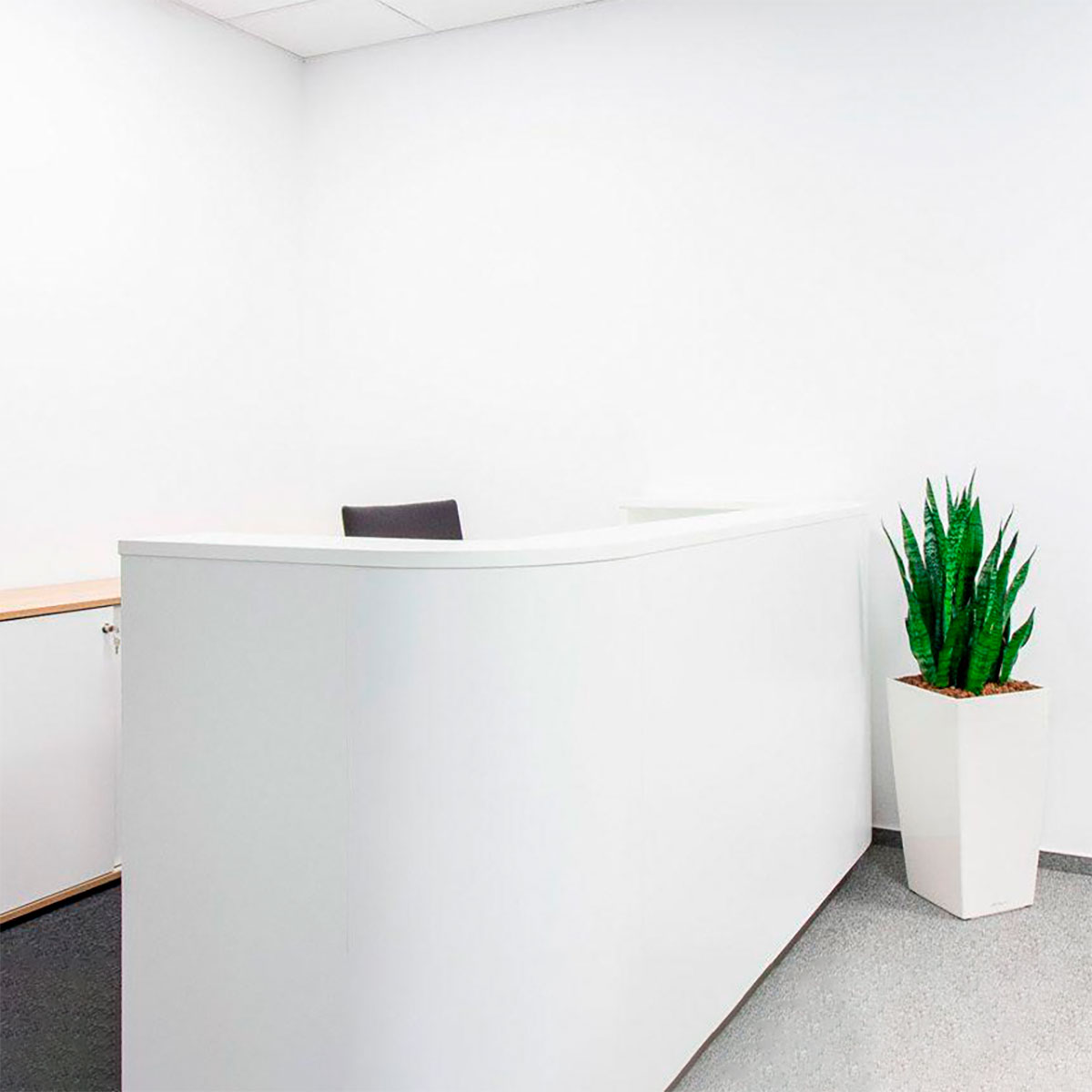 COSY Reception counter | 2000 x 800 mm, white - 9 Main Image