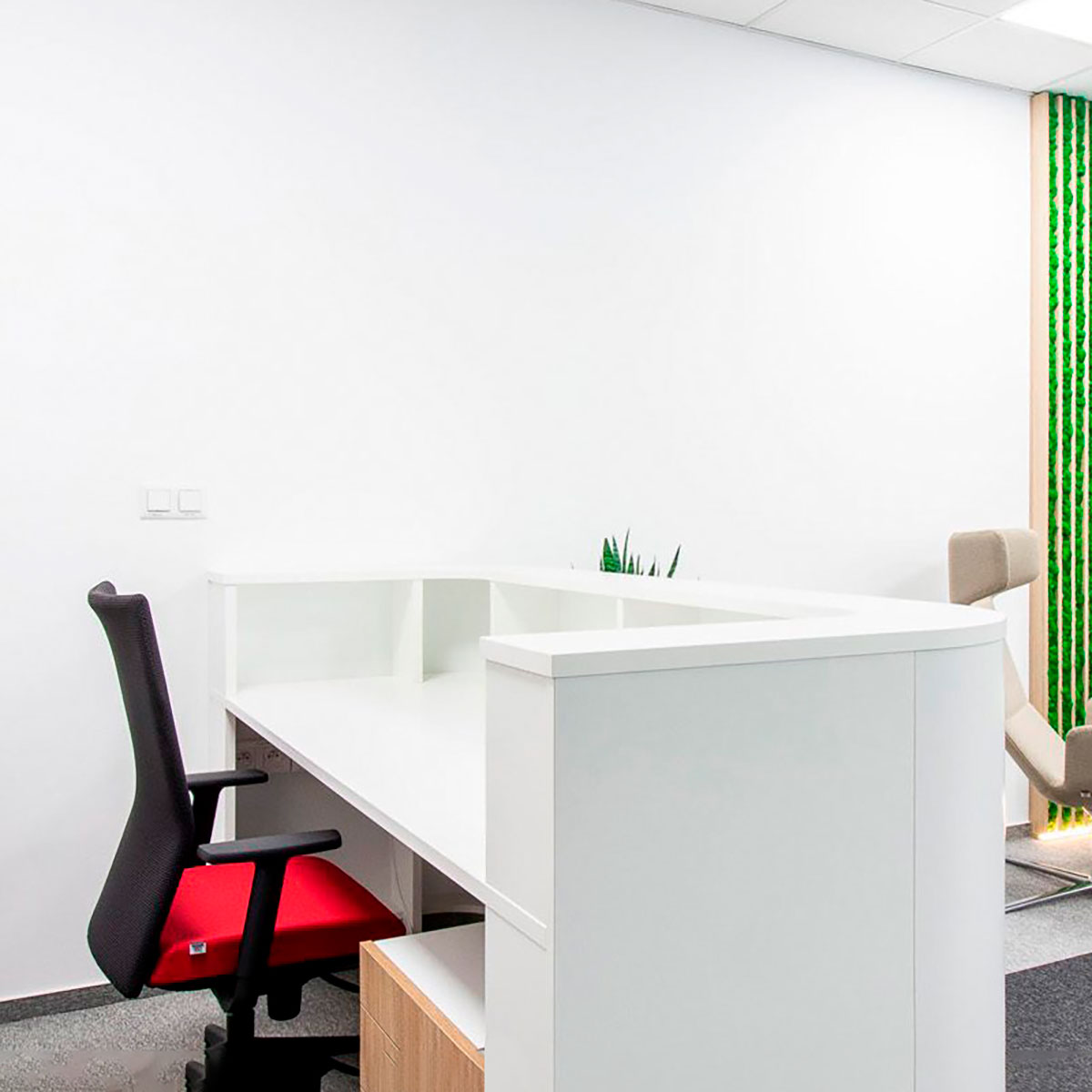 COSY Reception counter | 2000 x 800 mm, white - 8 Main Image