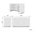COSY Empfangstheke | 2000 x 800 mm, Weiß - 16 Thumbnail Image
