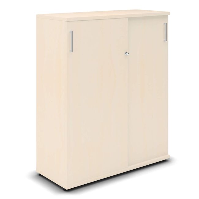UNI Schiebetürenschrank | 3 OH, 1000 x 1143 mm, Ahorn UNI Schiebetürenschrank | 3 OH, 1000 x 1143 mm, Ahorn