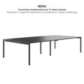 NOVA Tabella della conferenza | 3200 x 1640 mm (10-12 persone), elettrificato, noce - 4 Thumbnail Image