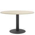 OPTIMA Tabella delle riunioni | Round, cornice antracite, Ø 1200 mm, acero - 2 Thumbnail Image