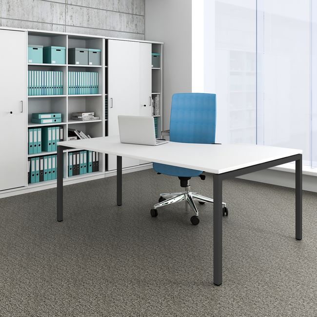 NOVA Angle Desk | Angle à gauche, 1800 x 1200 mm, blanc - 1 Main Image