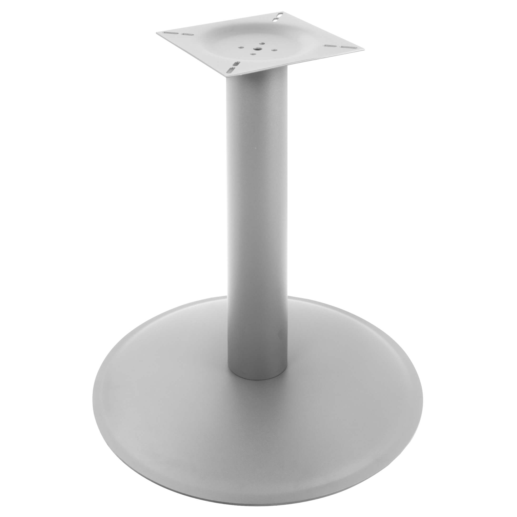 OPTIMA Besprechungstisch | Rund, Gestell Silber, Ø 1200 mm, Weiß - 4 Main Image