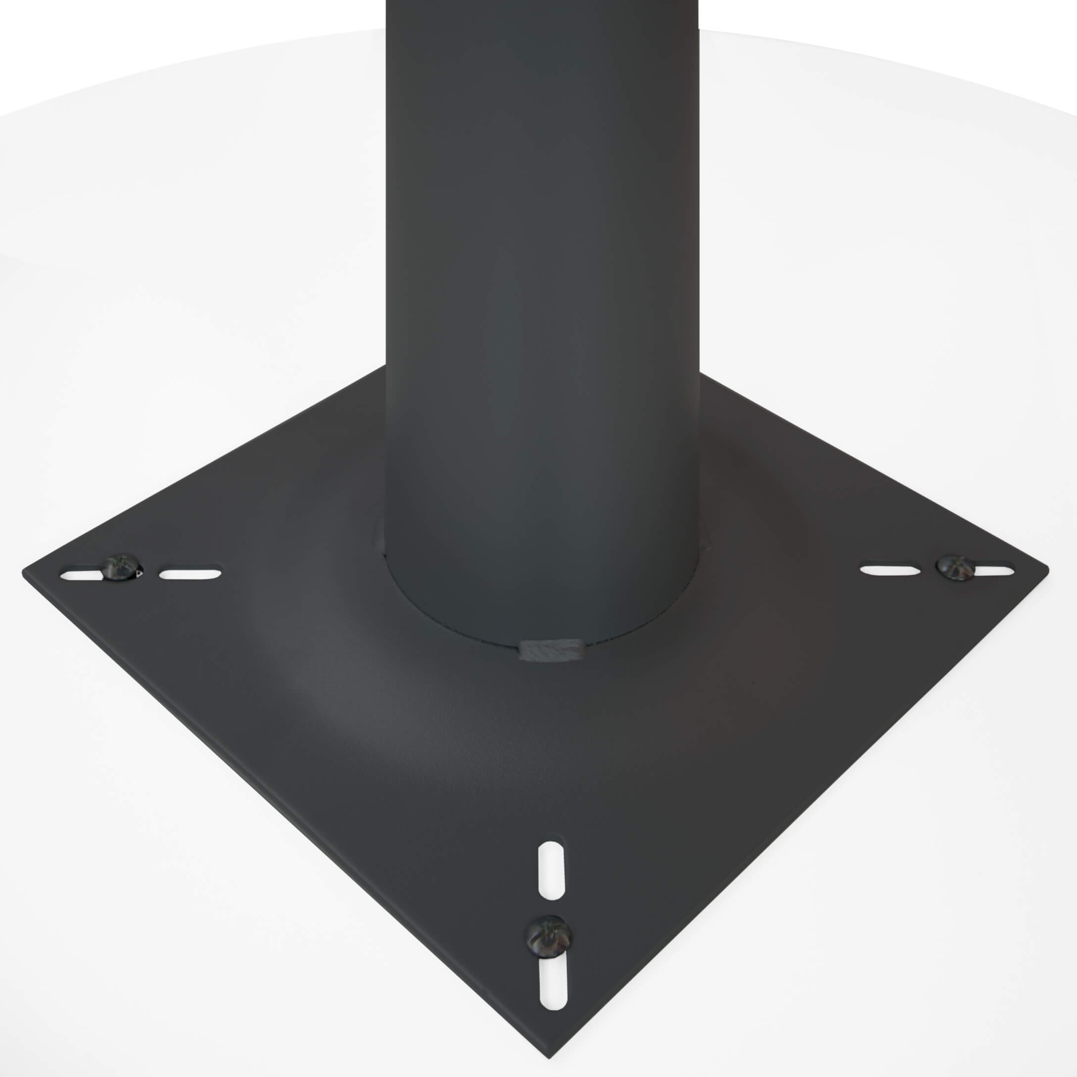 OPTIMA Tabella delle riunioni | Round, cornice antracite, Ø 1200 mm, bianco - 7 Main Image