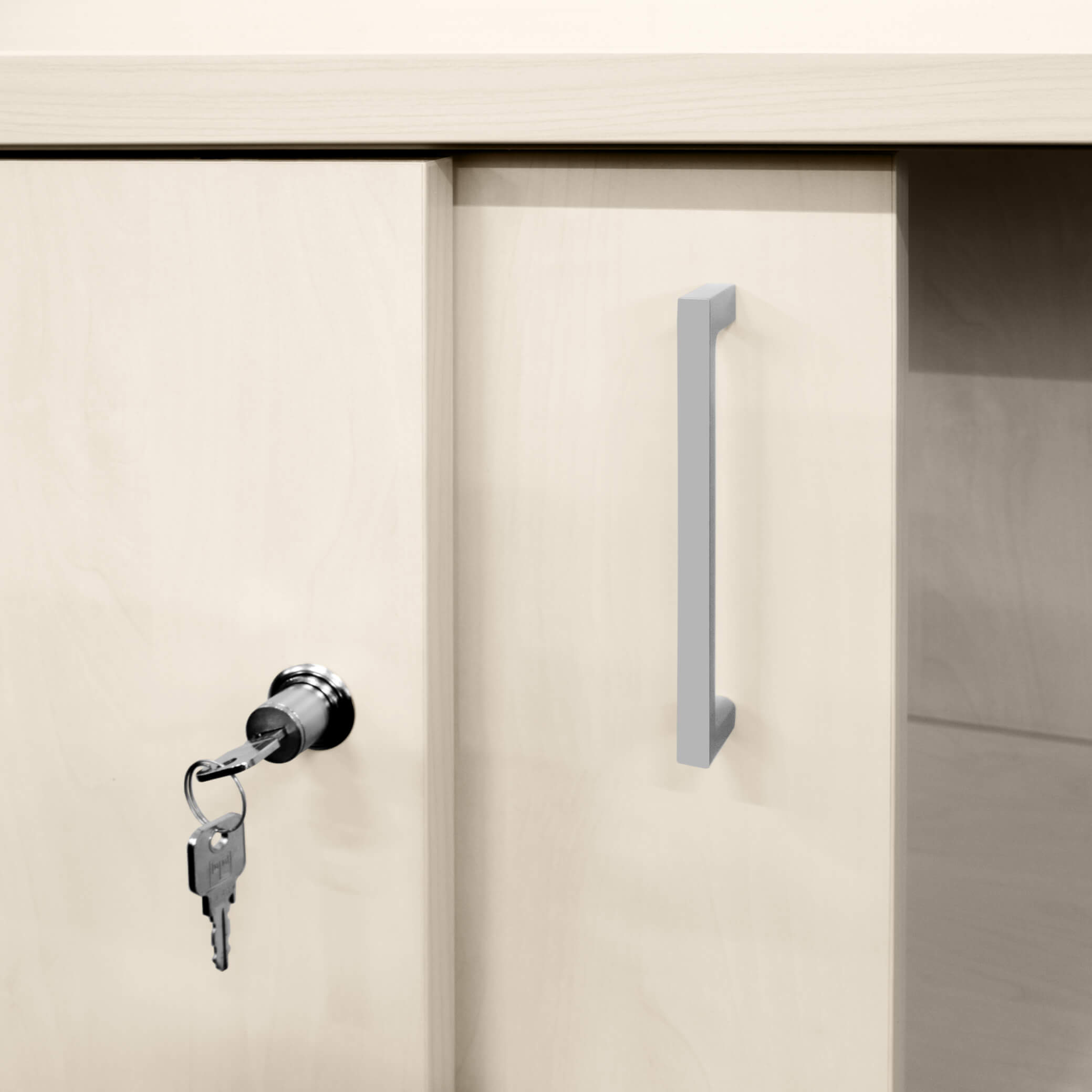 UNI Armoire de porte coulissante | 2 oh, 1000 x 777 mm, érable - 4 Main Image