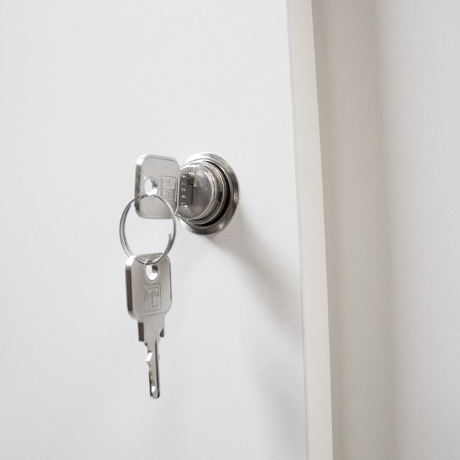 UNI Schiebetürenschrank | 3 OH, 1200 x 1143 mm, Perlgrau