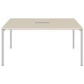 NOVA Conference table | 1600 x 1640 mm (6 - 8 people), electrified, maple - 2 Thumbnail Image