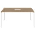 NOVA Conference table | 1600 x 1640 mm (6 - 8 people), electrified, amber oak - 2 Thumbnail Image