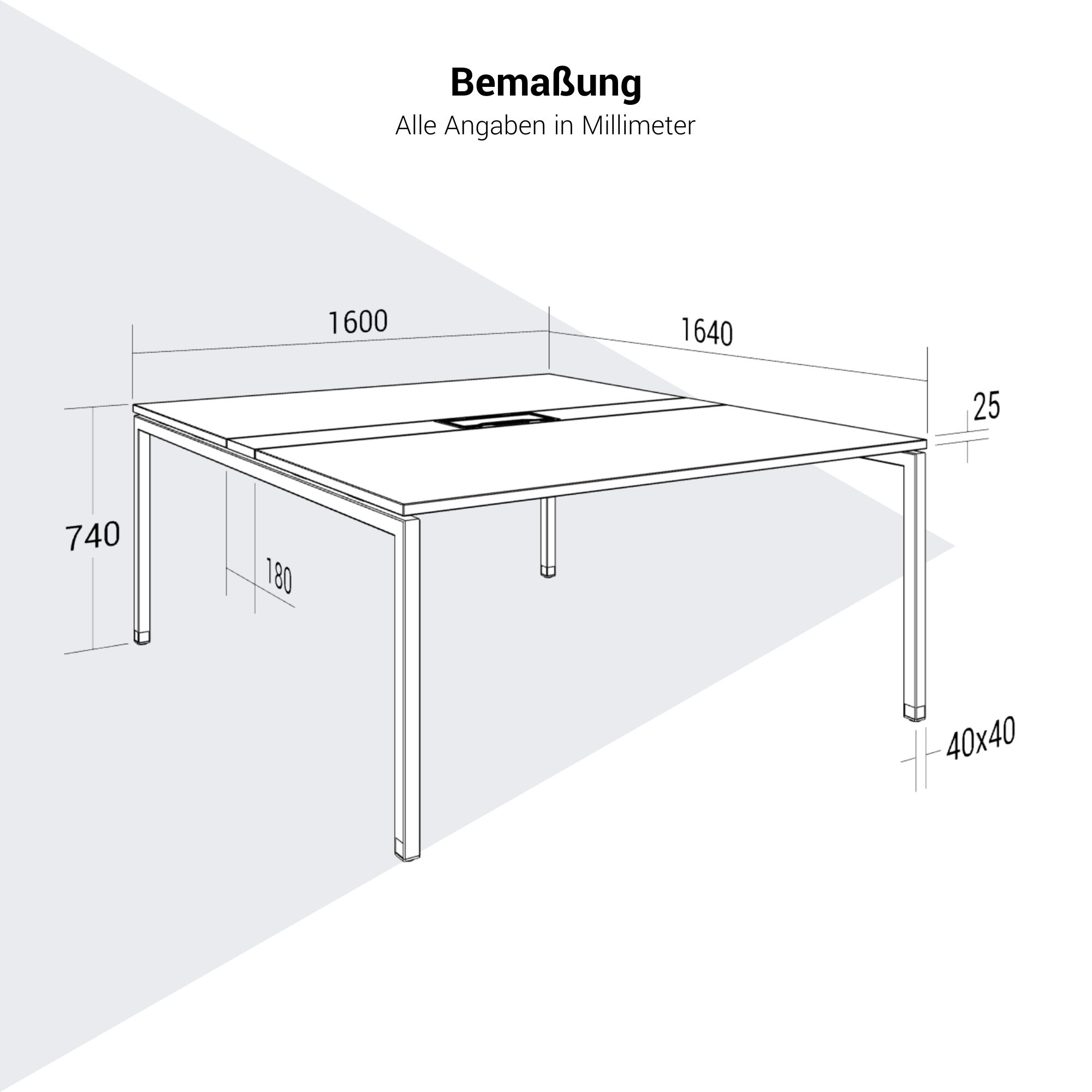 NOVA Konferenztisch | 1600 x 1640 mm (6 - 8 Personen), elektrifiziert, Nussbaum - 11 Main Image