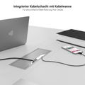 NOVA Konferenztisch | 1600 x 1640 mm (6 - 8 Personen), elektrifiziert, Nussbaum - 7 Thumbnail Image