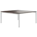 NOVA Konferenztisch | 1600 x 1640 mm (6 - 8 Personen), elektrifiziert, Nussbaum - 1 Thumbnail Image
