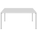 NOVA Konferenztisch | 1600 x 1640 mm (6 - 8 Personen), elektrifiziert, Weiß - 2 Thumbnail Image
