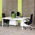 NOVA U Team-Schreibtisch | 1600 x 1640 mm, Weiß - 10 Thumbnail Image