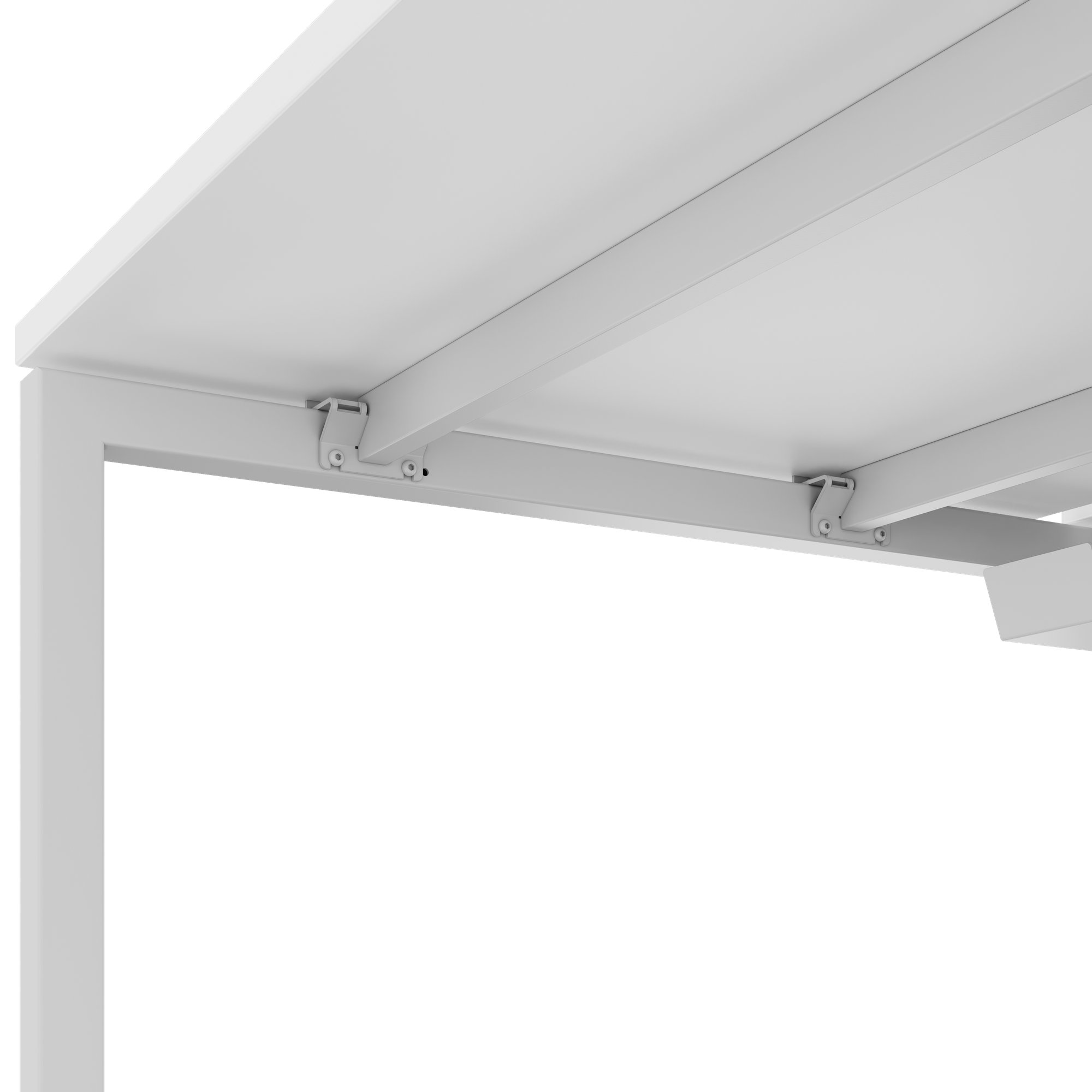 NOVA U Desk del team | 3200 x 1640 mm, bianco - 3 Main Image