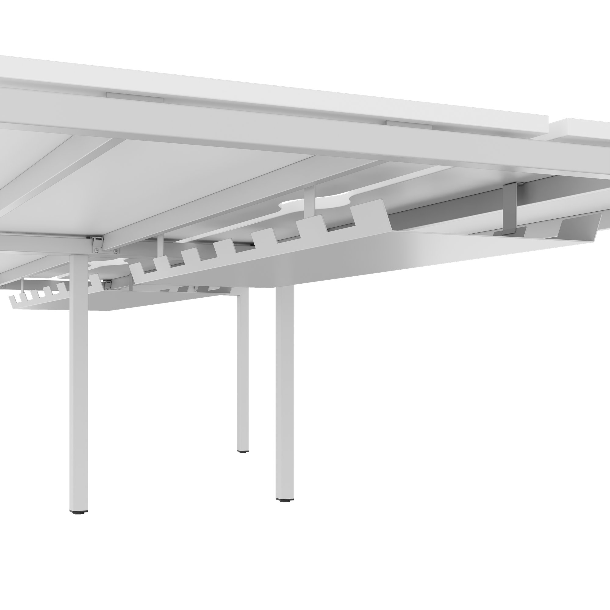 NOVA U Desk del team | 3200 x 1640 mm, bianco - 4 Main Image