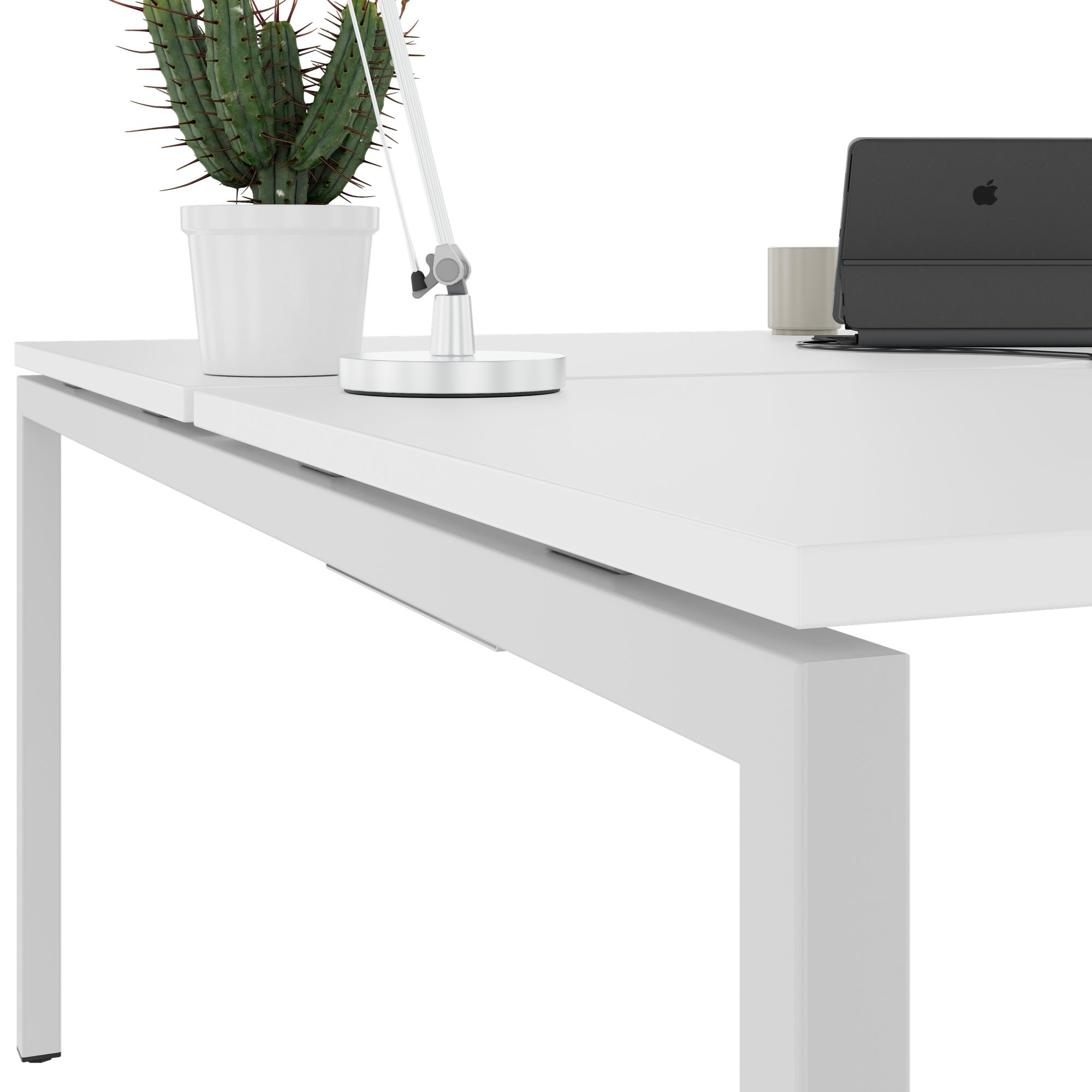 NOVA U Desk del team | 3200 x 1640 mm, bianco - 6 Main Image