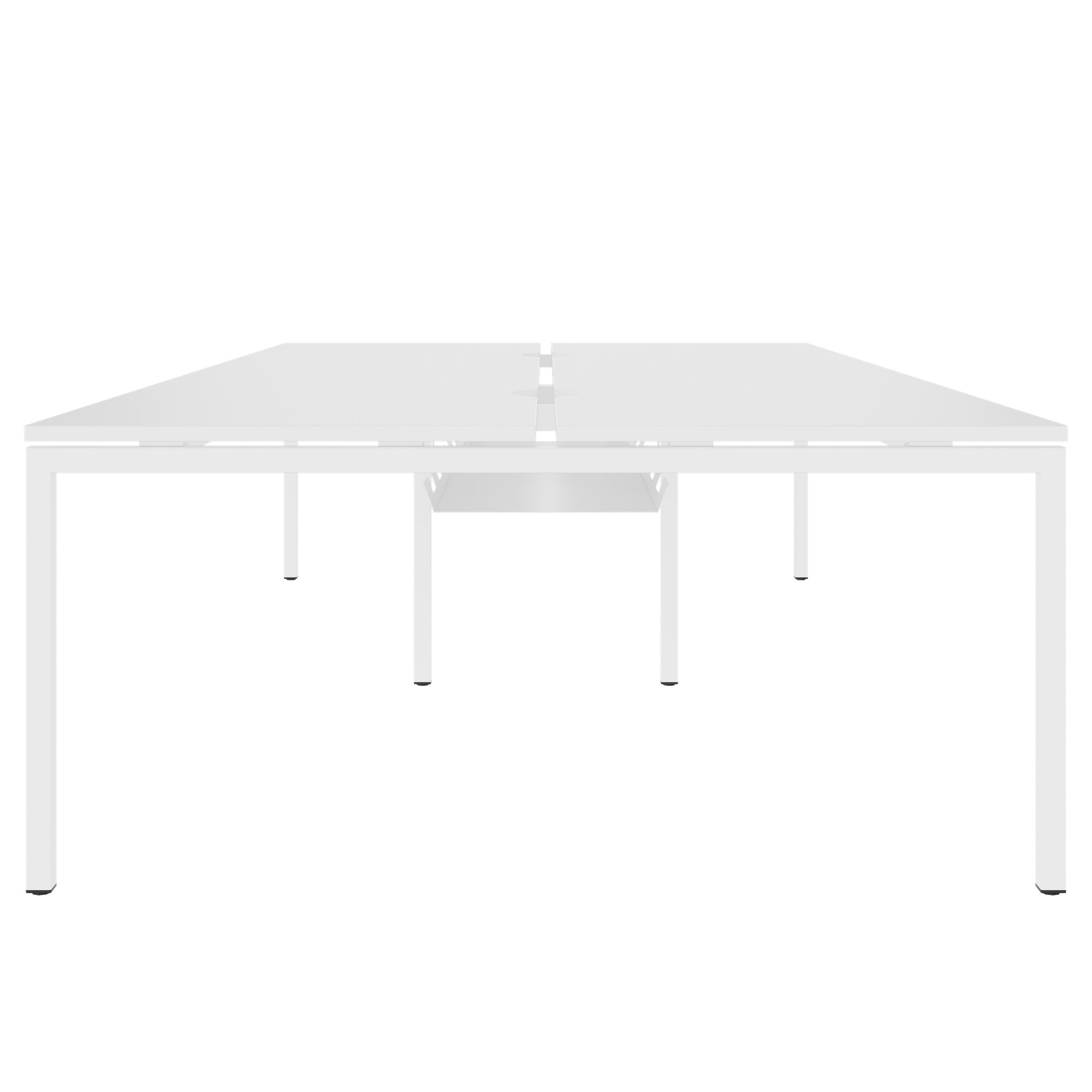 NOVA U Desk del team | 3200 x 1640 mm, bianco - 3 Main Image