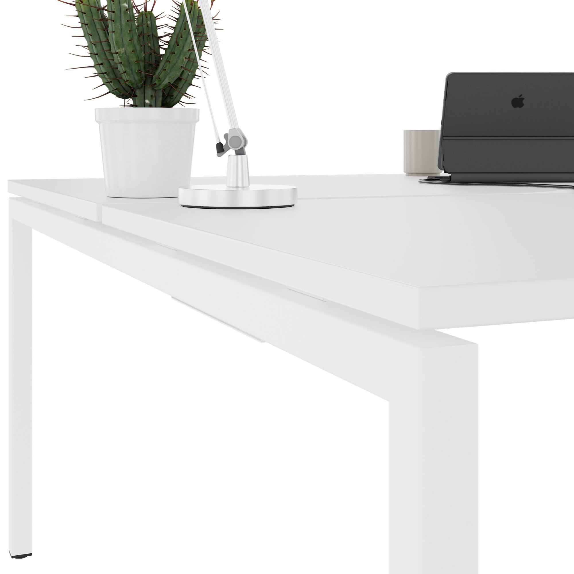 NOVA U Desk del team | 3200 x 1640 mm, bianco - 8 Main Image