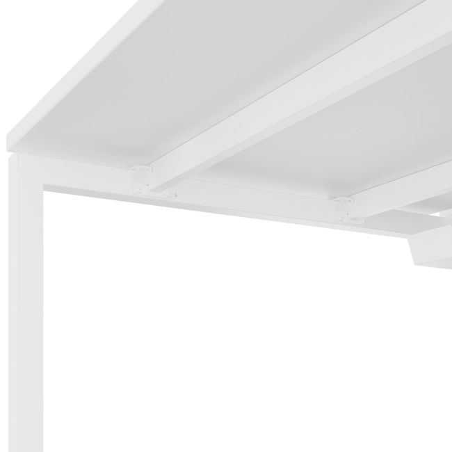 NOVA U Team-Schreibtisch | 3200 x 1640 mm, Weiß