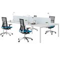 NOVA U Desk del team | 3200 x 1640 mm, bianco - 2 Thumbnail Image