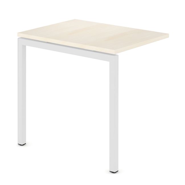 NOVA U anbau Desktisch | 600 x 800 mm, érable - 1 Main Image