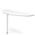 NOVA U Meeting Table Extension | 1640 x 600 mm, White - 1 Thumbnail Image