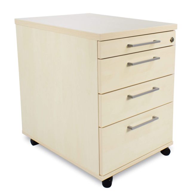 NOVA Frankfurt - Komplettbüro | Team-Schreibtisch, Ahorn