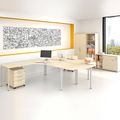 NOVA Frankfurt - Komplettbüro | Team-Schreibtisch, Ahorn