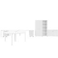 NOVA Frankfurt - Komplettbüro | Team-Schreibtisch, Weiß