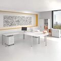 NOVA Frankfurt - Komplettbüro | Team-Schreibtisch, Weiß