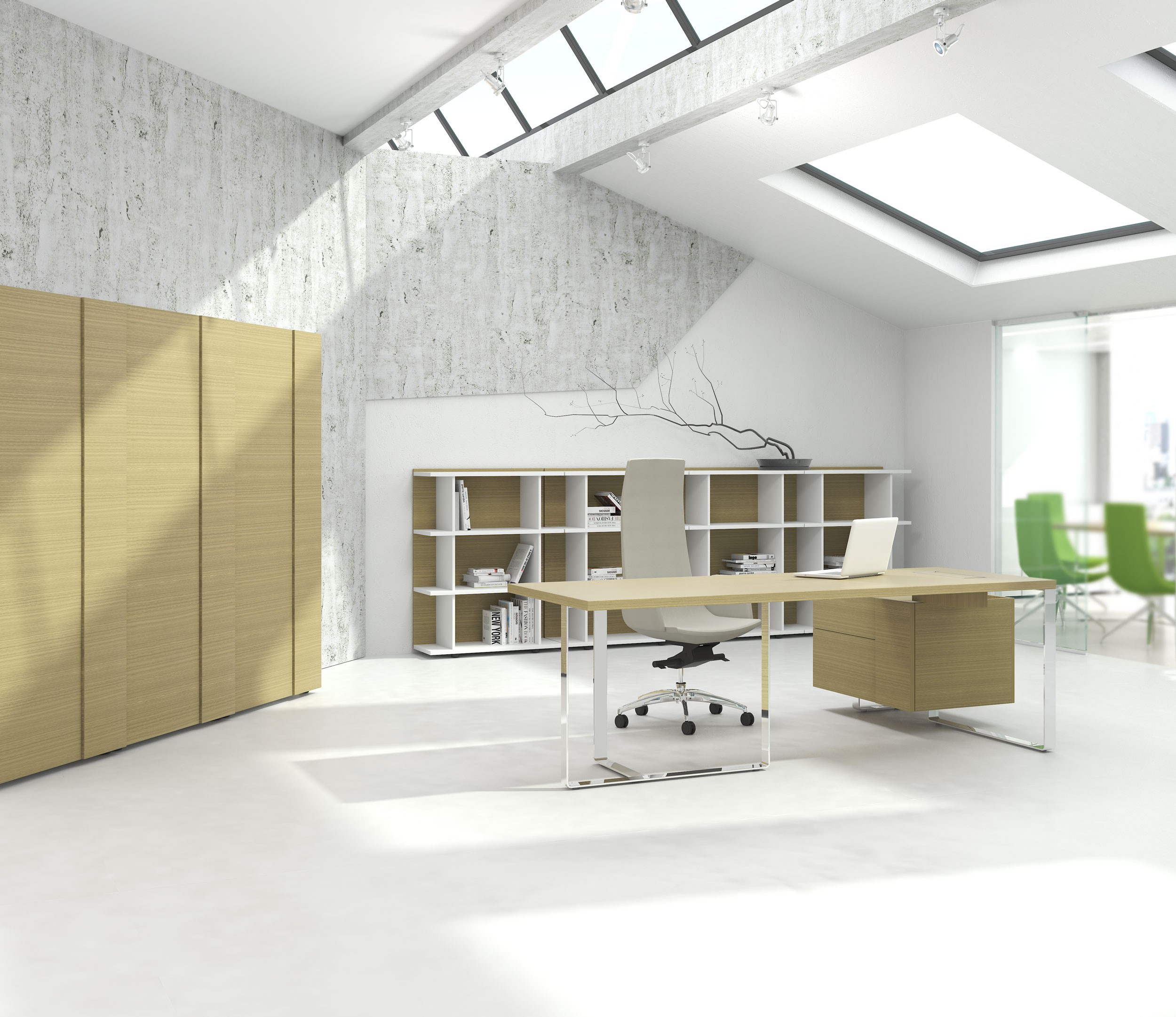 Chefbüro PLANA Maximus Eiche Büromöbel-Set Chefbüros Chefbüro PLANA Maximus Eiche Büromöbel-Set Chefbüros