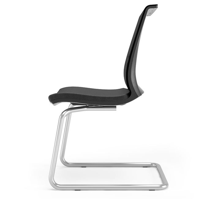 EVA Freischwinger | Armlehnen wählbar, Bezugsstoffe VELITO / LUCIA