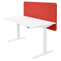 DESK acoustic table partition | 760 mm high, wool covers VELITO / SYNERGY - 1 Thumbnail Image