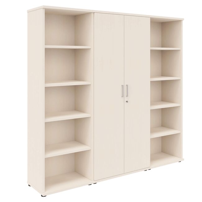 UNI Schrankwand | 5 OH, 2000 x 1897 mm, Ahorn