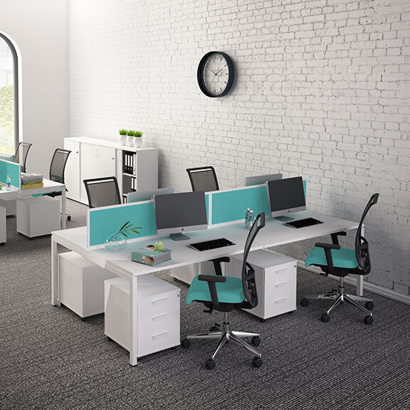 UNI Tischtrennwand | Metallrahmen, Bezugsstoffe BERTA / BONDAI UNI Tischtrennwand | Metallrahmen, Bezugsstoffe BERTA / BONDAI