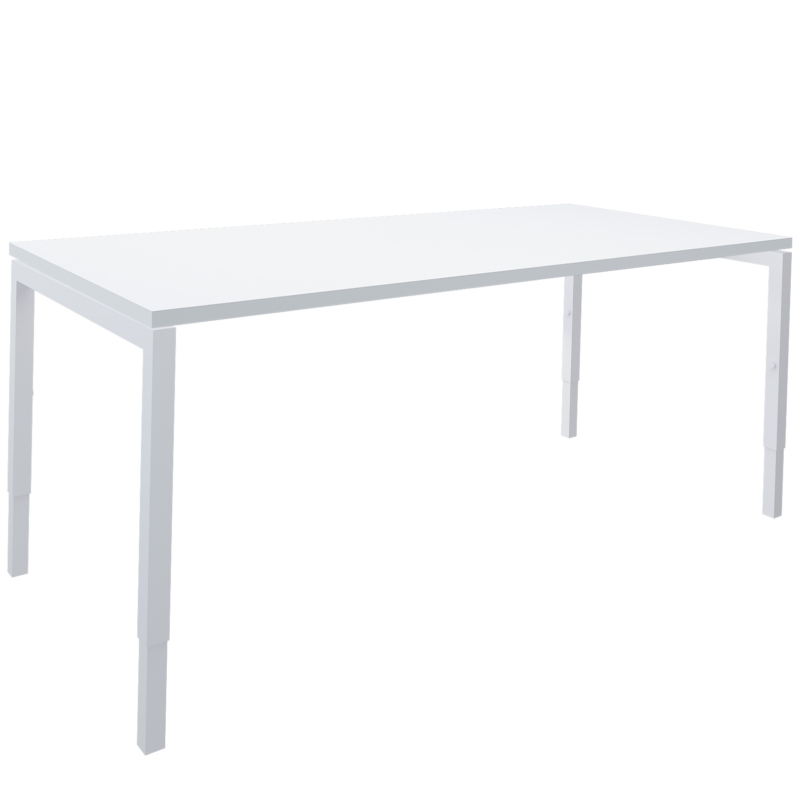 Nova UH desk | Manually height adjustable, 1800 x 800 mm, white - 1 Main Image