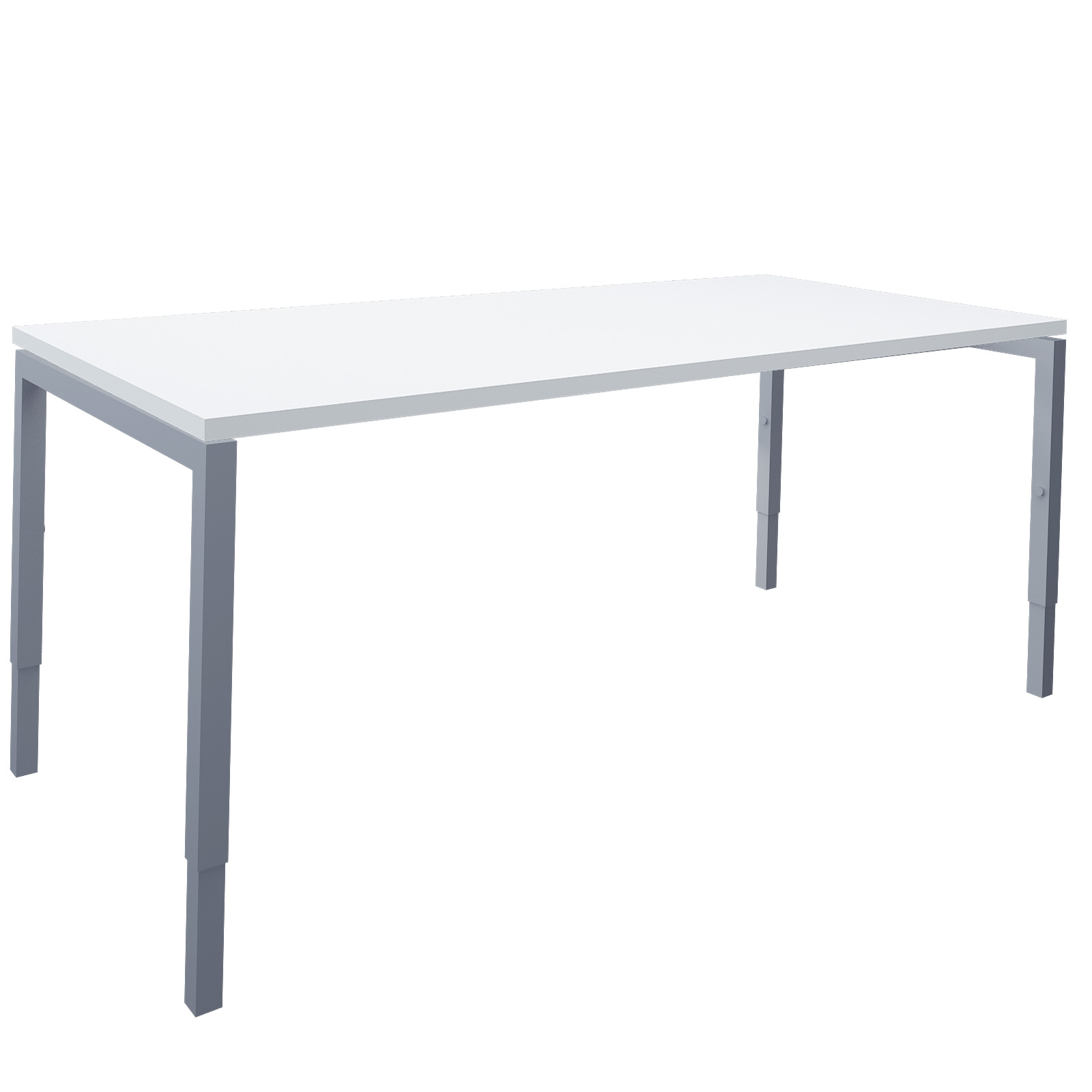 NOVA UH Schreibtisch | Manuell höhenverstellbar, 1800 x 800 mm, Weiß - 1 Main Image
